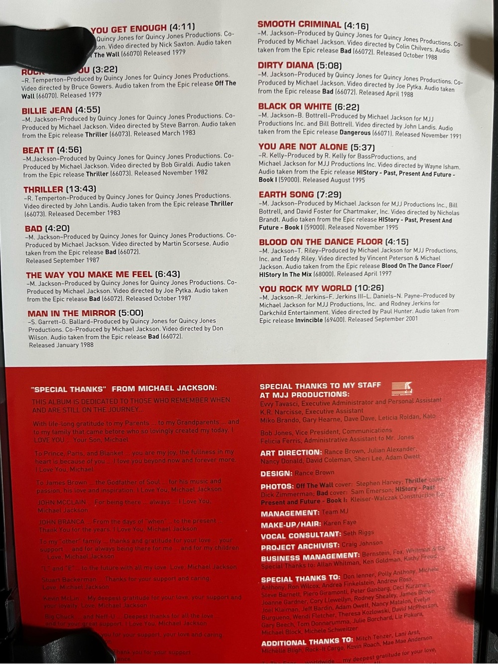 Michael Jackson "Number Ones" CD & DVD combo! - Picture 2 of 4
